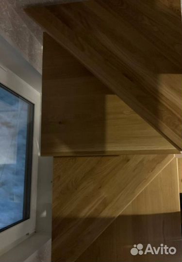 Перила деревянные с монтажем