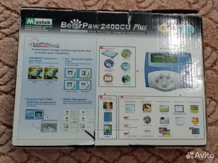 Сканер BearPaw 2400 CU Plus