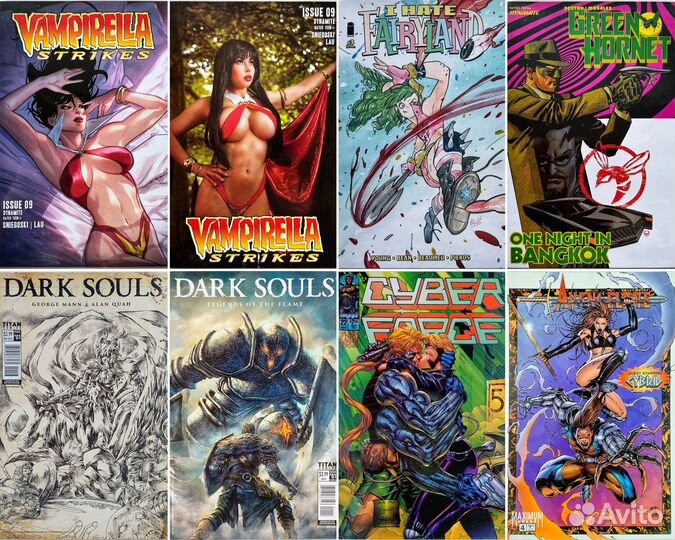 Комиксы на английском разных издательств