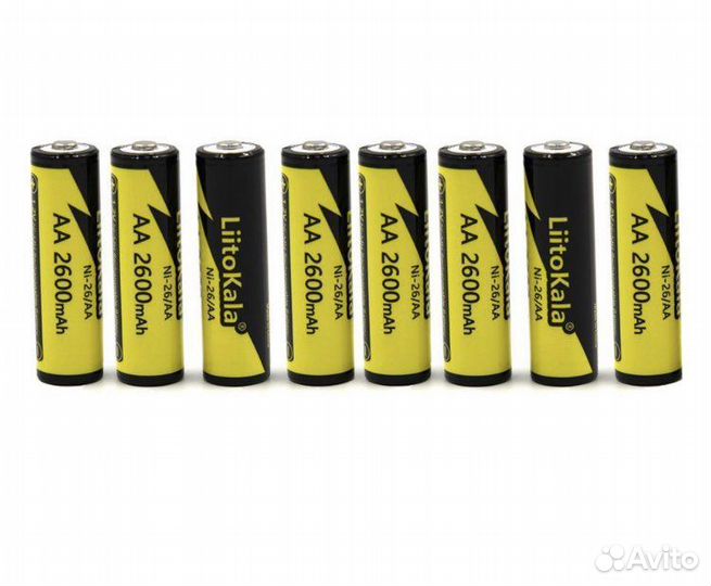 Аккумулятор (8шт) AA LiitoKala 2600 mAh