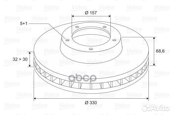 Диск тормозной volkswagen touareg 03/porche CA