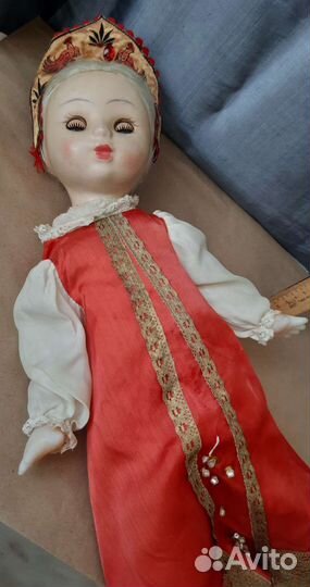 Кукла СССР паричковая Ивановская Алёнушка