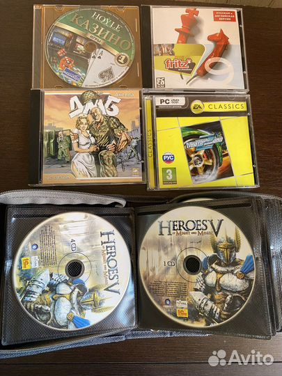 Популярные Игры для PC на dvd из нулевых