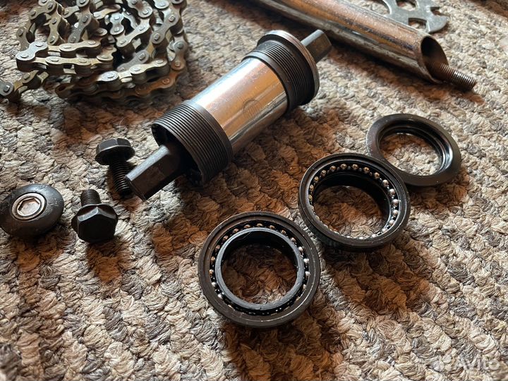 Велосипедные запчасти бу. цена за все