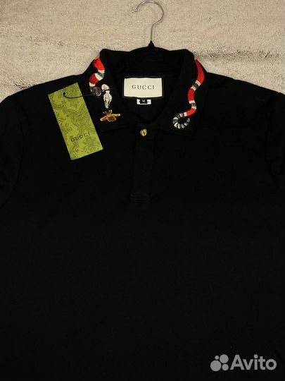 Футболка gucci polo snake как у урагана хокаге