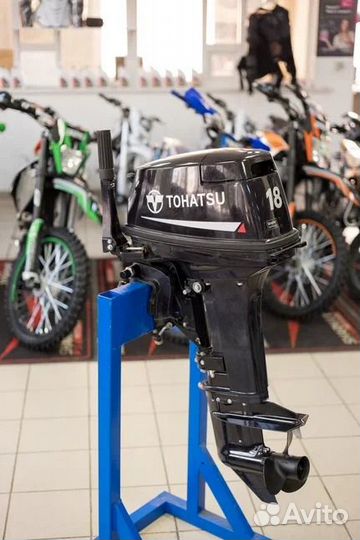 Лодочный мотор Tohatsu (Тохатсу) M18E2S (+доки 9.9