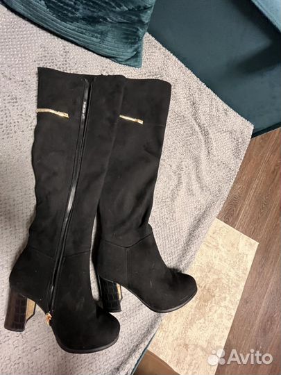 Сапоги ботфорты 35