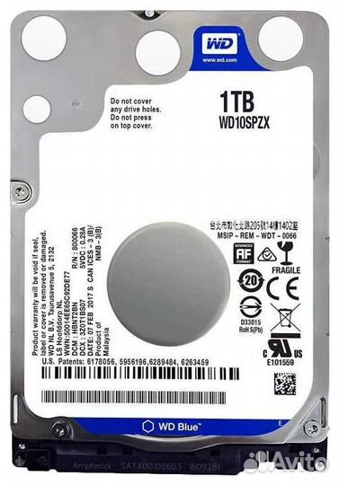 Жесткий диск Western Digital WD10spzx 1Tb sataiii