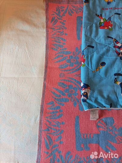 Детское одеяло шерстяное байковое, покрывало