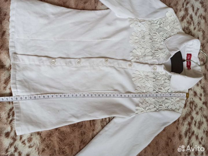 Школьная блузка 128