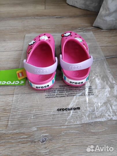 Тапочки Crocs Lego детские на девочку