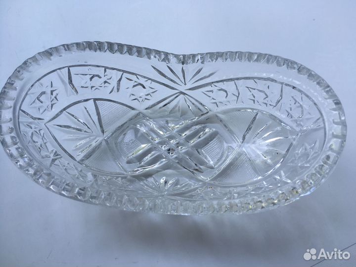 Ваза хрустальная