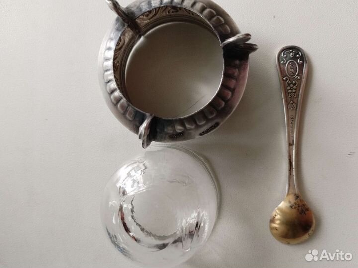 Солонка мельхиор СССР