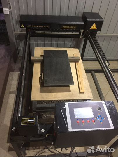 Лазерный гравир-ный станок по камню фирмы Миртелс