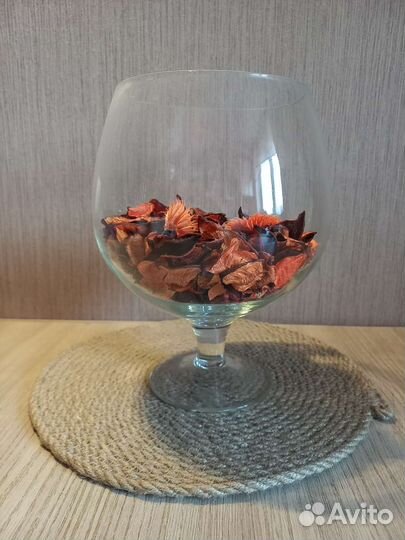 Бокал интерьерный