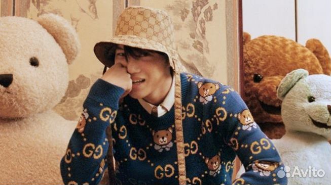 Панама гуччи с вышивкой новая