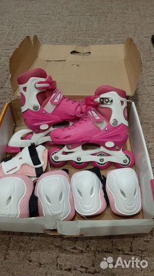 Продам раздвижные роликоаые коньки для девочки
