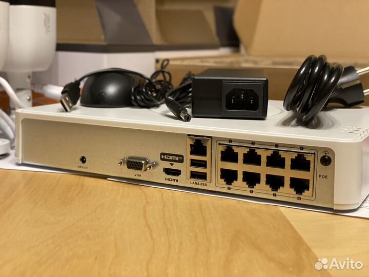 Комплект видеонаблюдения с IP-камерами