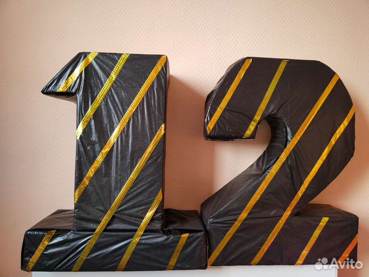 Цифры объемные