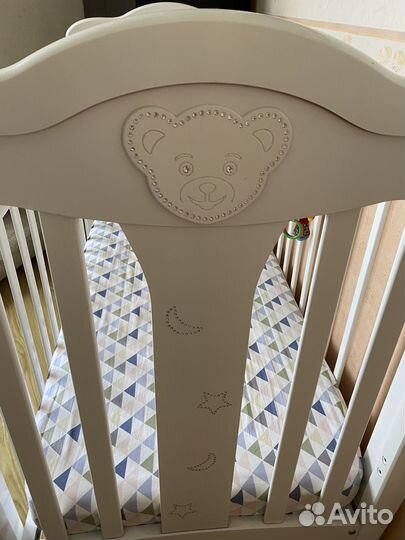 Детская кроватка с комодом Гандылян