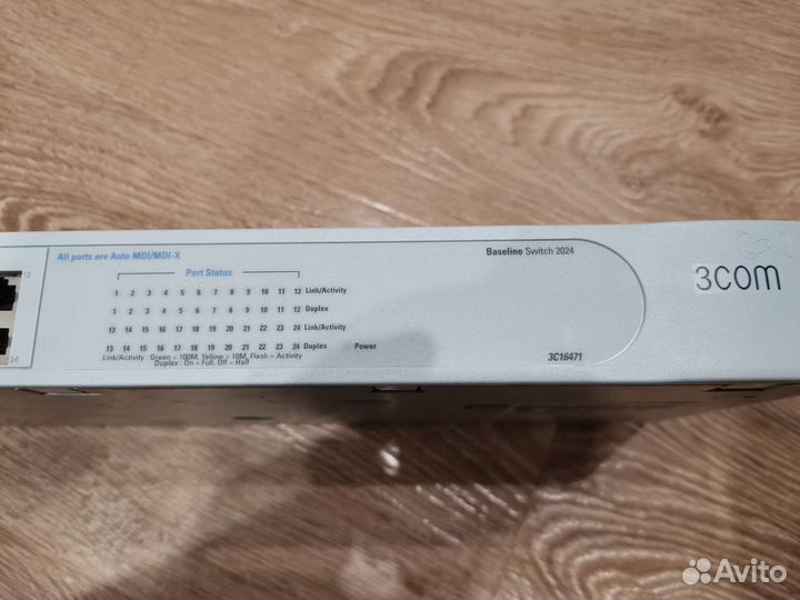 Свитч, коммутатор 3COM Baseline Switch 2024