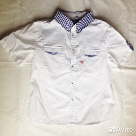 Две рубашки и жилет / рост 104 - пакетом