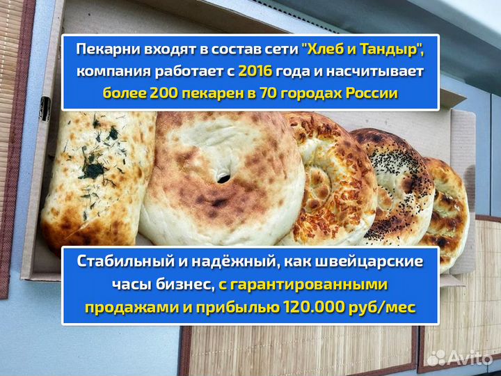 2 пекарни в супермаркете готовый бизнес