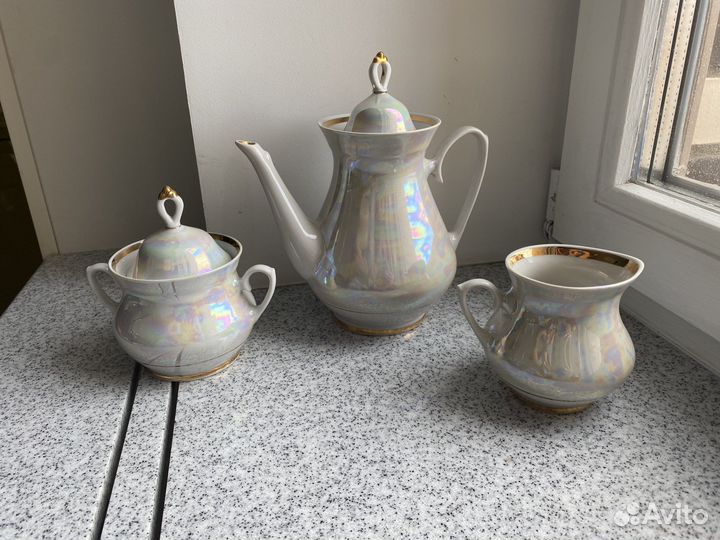 Набор посуды из фарфора СССР