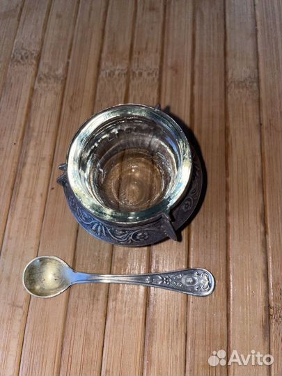 Солонка мельхиор СССР