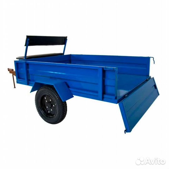 Прицеп двухместный самосвальный для мотоблока