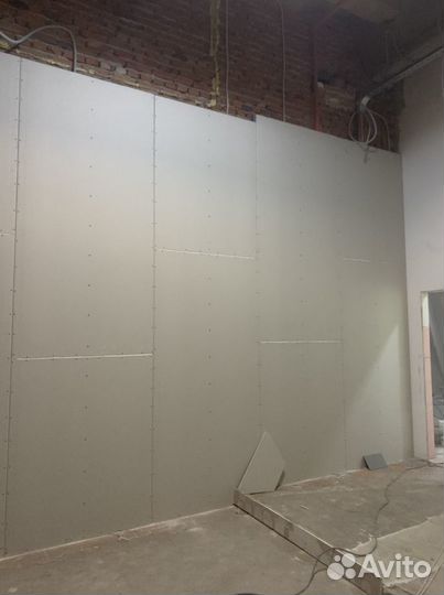 Работы по гипсокартону,гипсокартон,работы по гкл