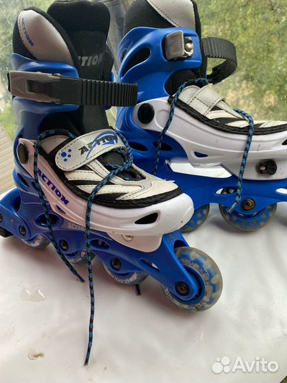 Роликовые коньки детские раздвижные