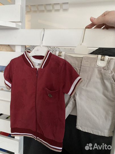 Костюм тройка с шортами для мальчиков