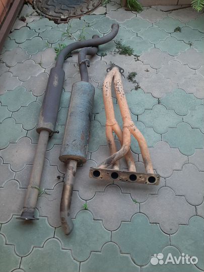 Выхлопная система на priora Паук