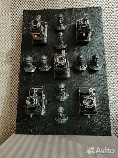 Картина панно ассамбляж