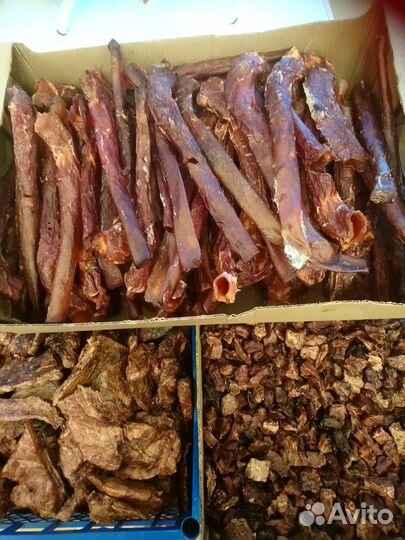 Сушеные лакомства для собак