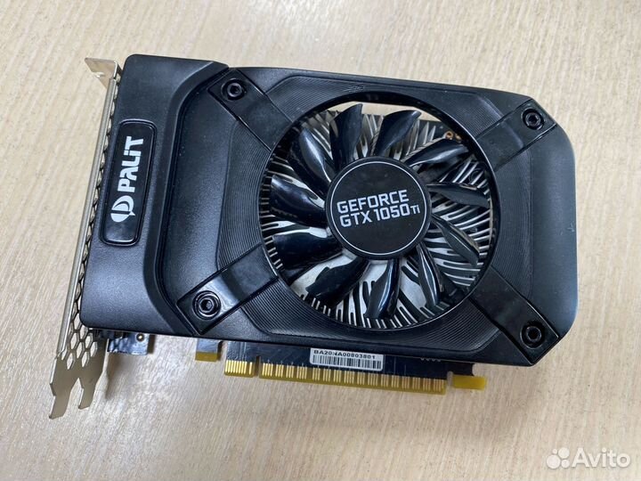 Видеокарта Palit GeForce GTX 1050Ti StormX 4gb