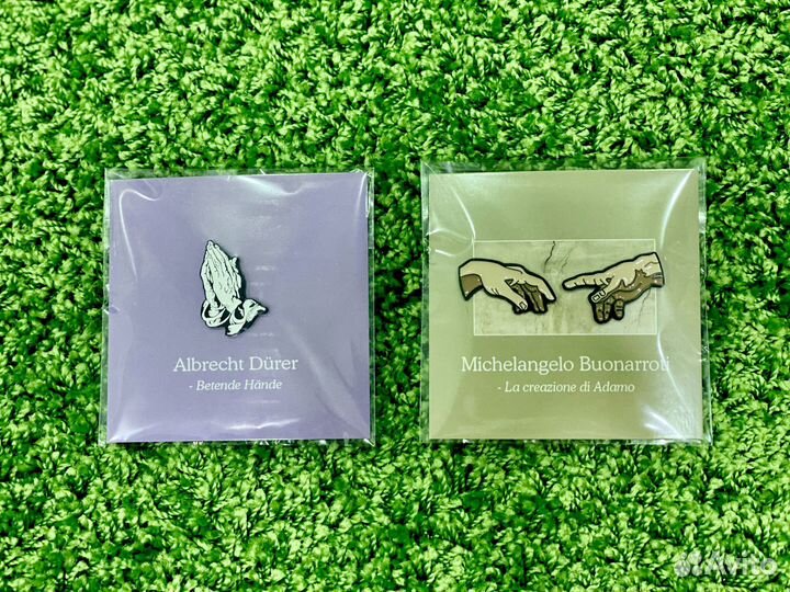 Металлические значки Little Pins. Michelangelo