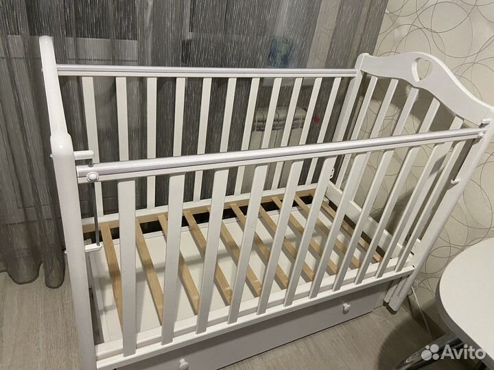 Кровать детская Антел Каролина 4/6 с маятником