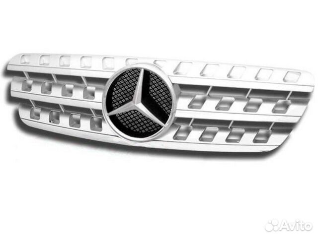 B6 688 0351 Решетка радиатора W163 Черная, mercede