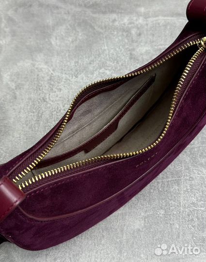 Сумка женская polene замшевая люкс
