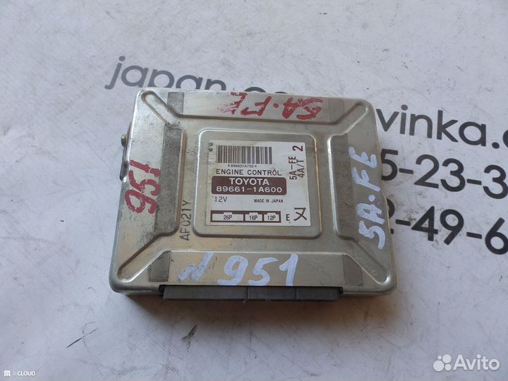 Блок управления двс на toyota 5AFE