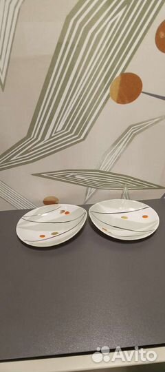 Набор тарелок (розетки) новый Рижский фарфор