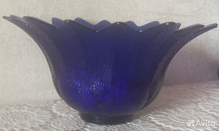 Рюмки цветное стекло СССР салатник