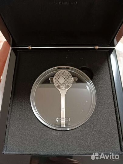 2023 франция Lacoste 100 лет Серебро Теннис пруф