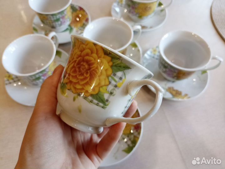 Сервиз чайный 6 персон керамический