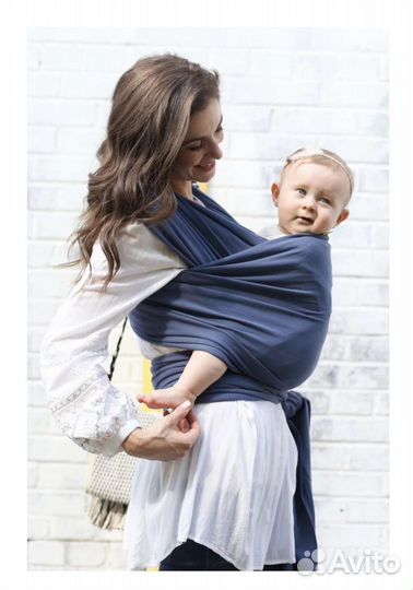 Слинг Boba wrap синий