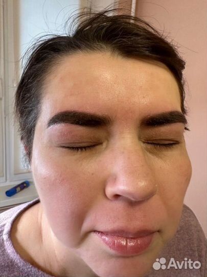 Перманентный макияж татуаж бровей/губ