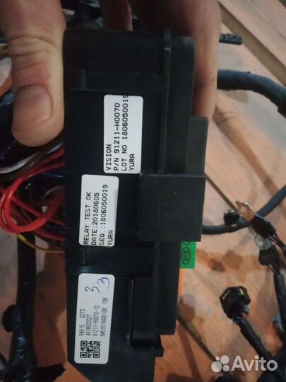 Подкапотная проводка Kia Pio X-line