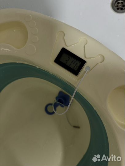 Ванночка для купания складная с термометром